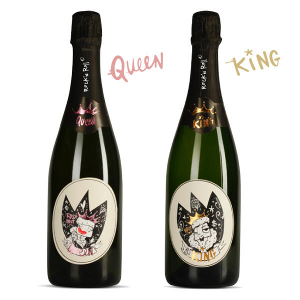 De King & Queen samen in een verzenddoos